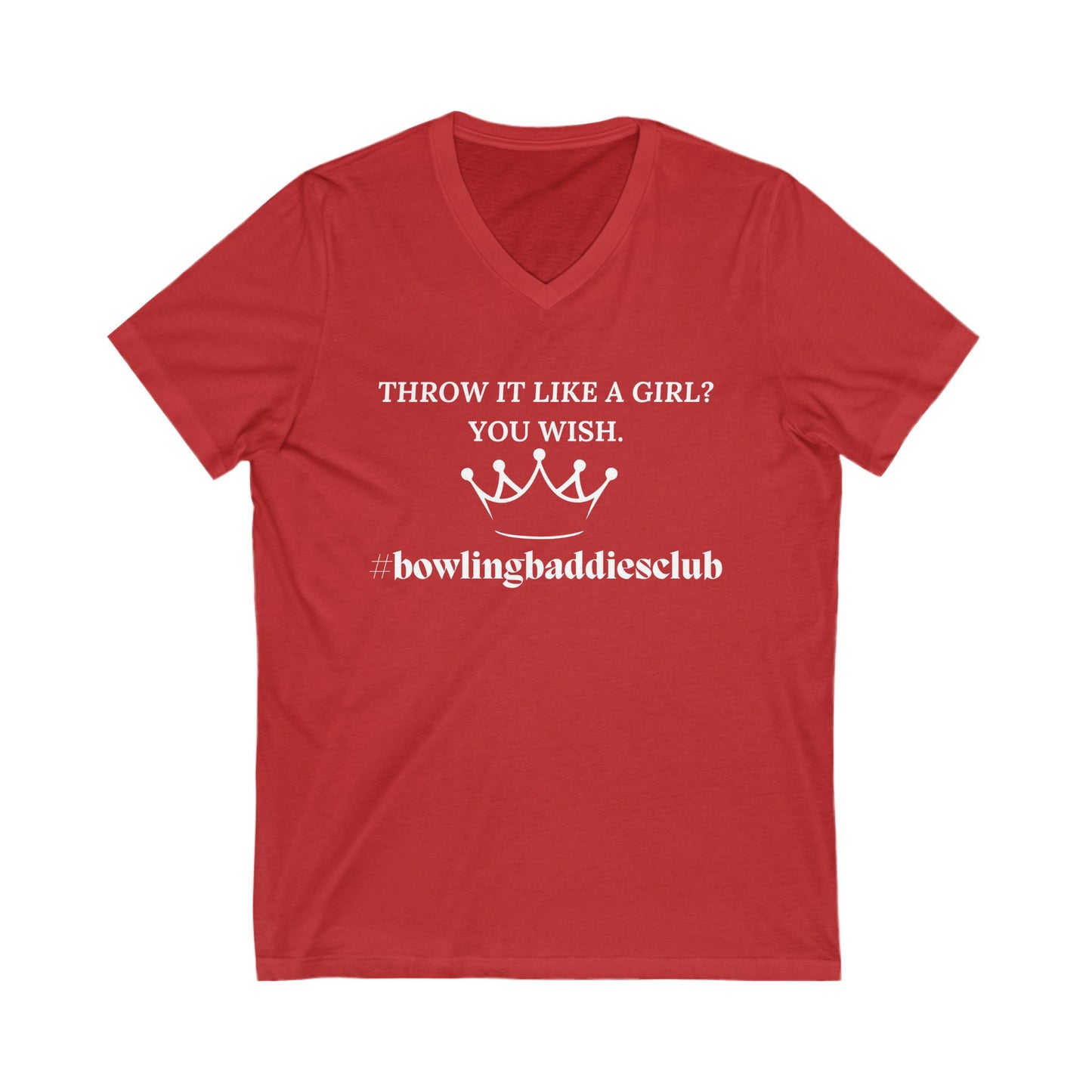 Throw It Like A Girl - V-Neck