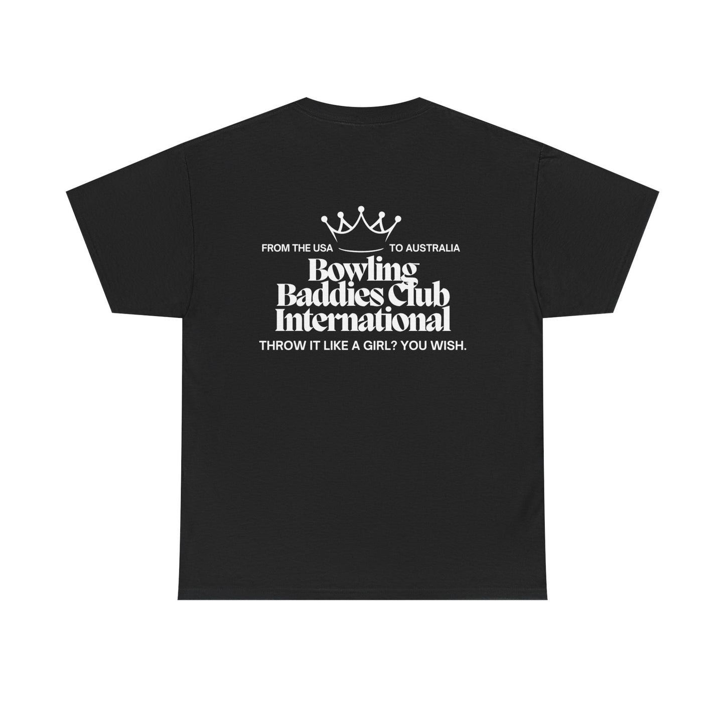 Bowling Baddies Club International Tee