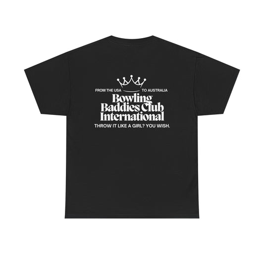 Bowling Baddies Club International Tee
