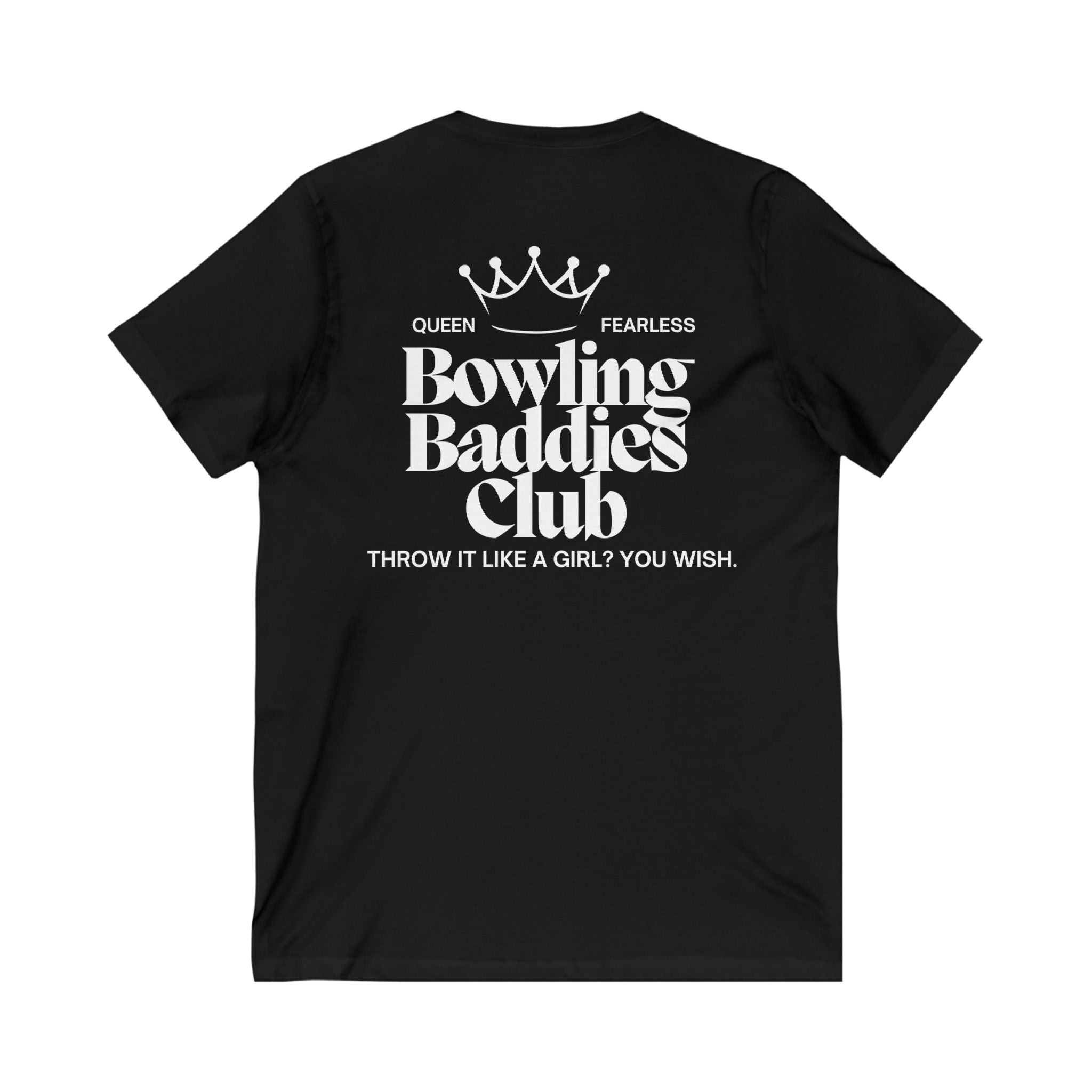 Bowling Baddies Club V-Neck – bowlingbaddiesclub