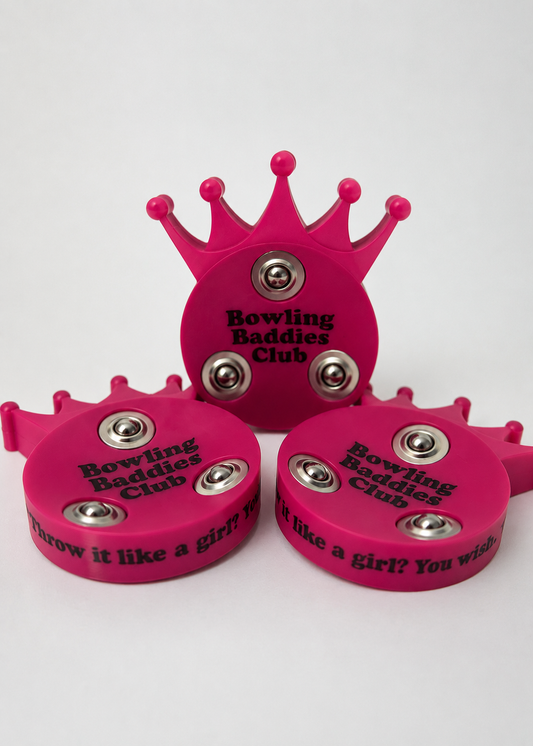 Bowling Baddies Club Crown Ball Spinner and Ball Cups