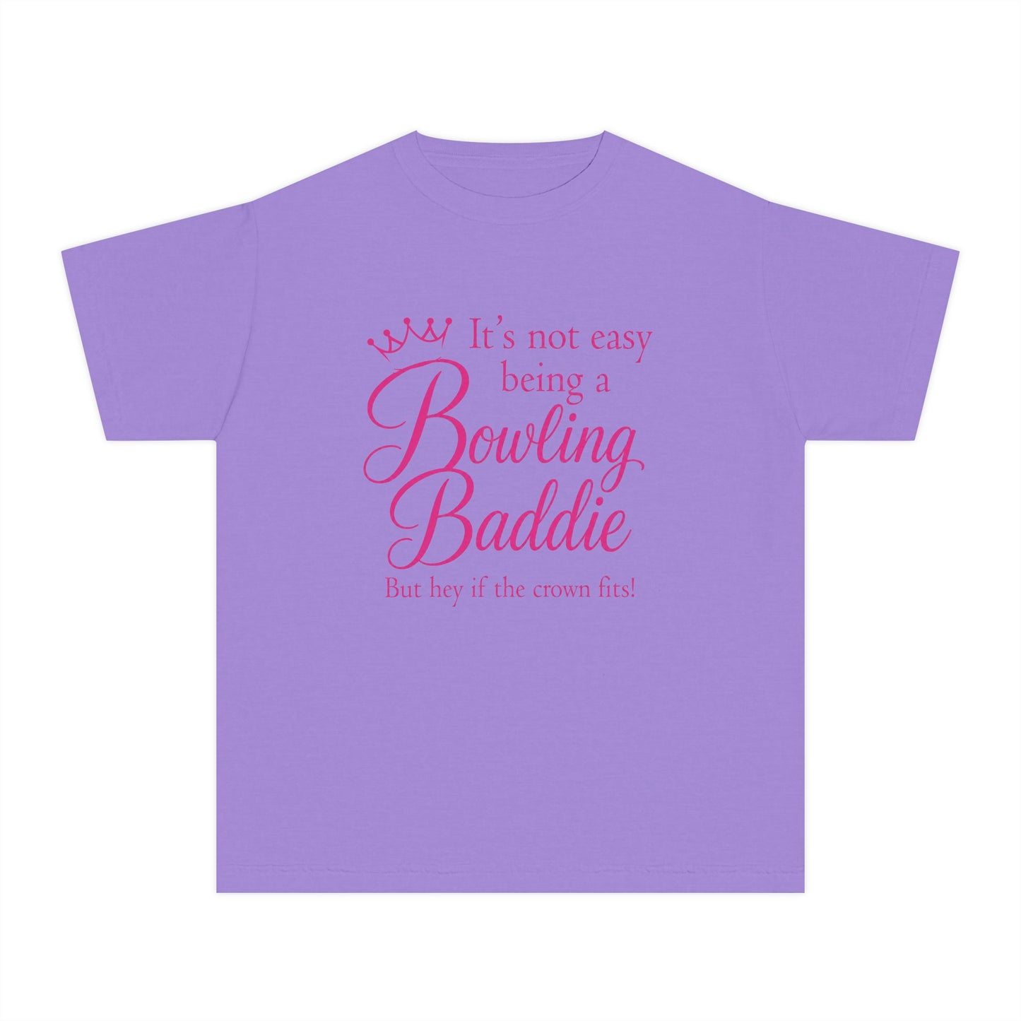 It's not Easy Being a bowling Baddie Youth Tee