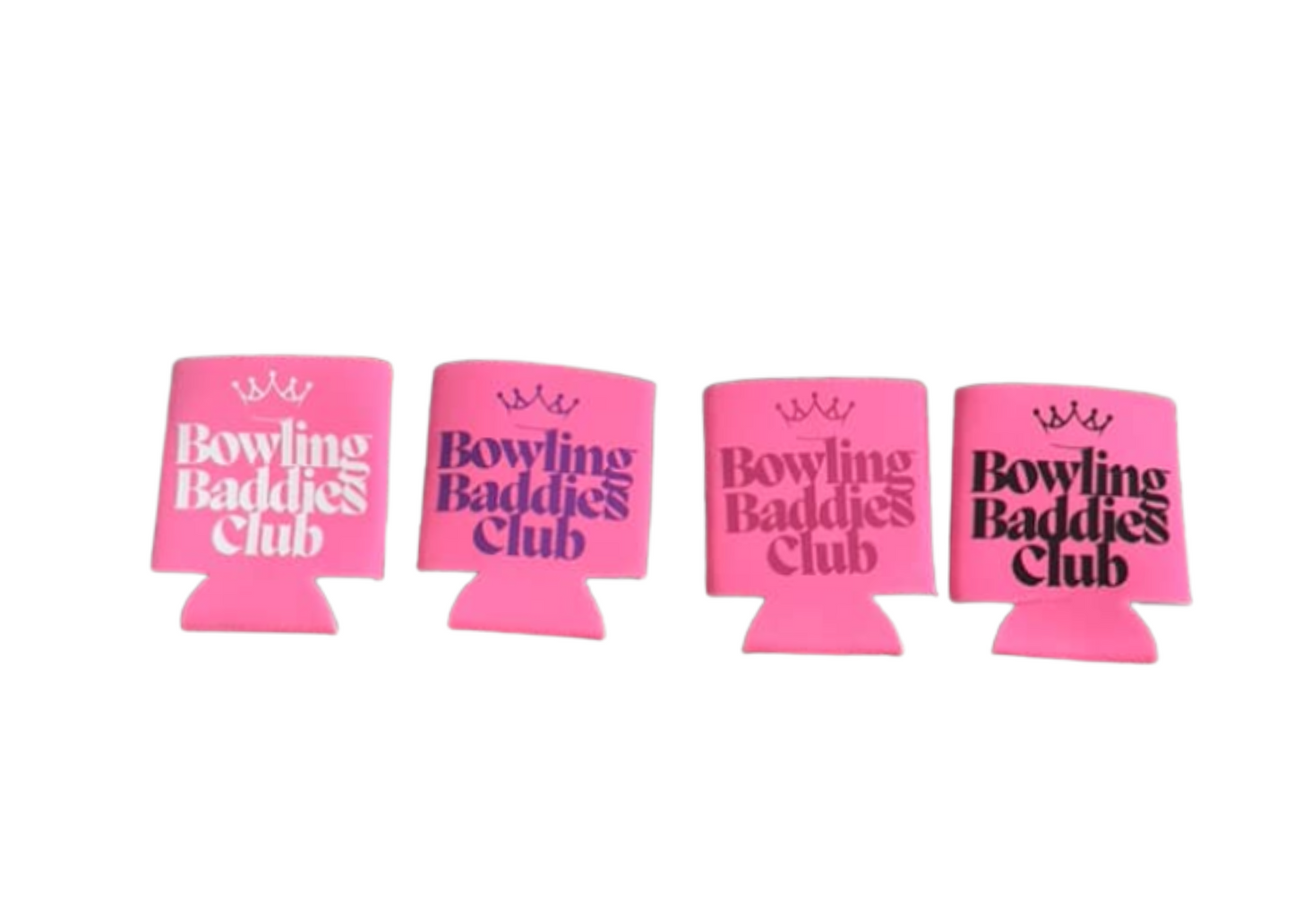 Bowling Baddies Club Coozies