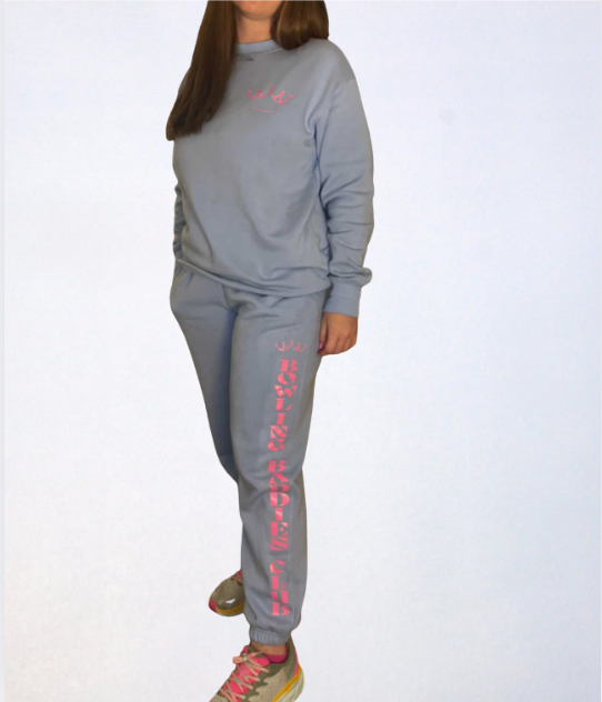 Bowling Baddies Club Sweatshirt and Joggers Matching Set - Christmas sale