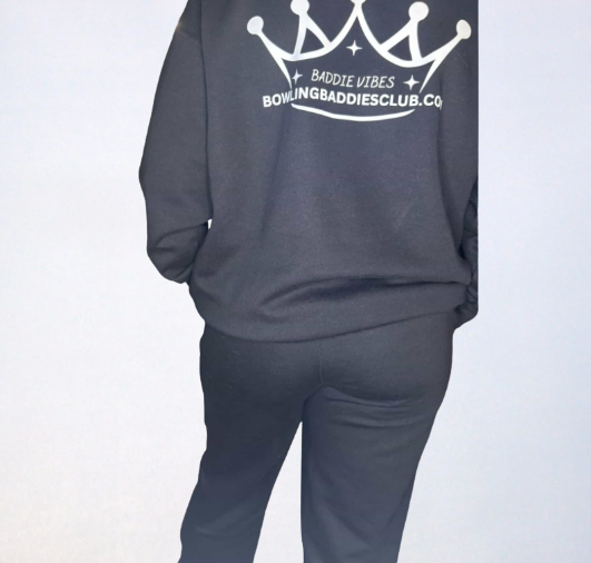 Bowling Baddies Club Sweatshirt and Joggers Matching Set - Christmas sale