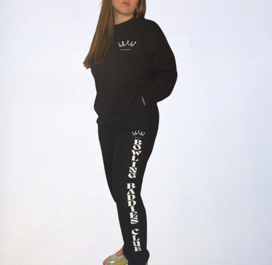 Bowling Baddies Club Sweatshirt and Joggers Matching Set - Christmas sale