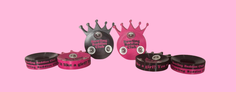 Bowling Baddies Club Crown Ball Spinner and Ball Cups