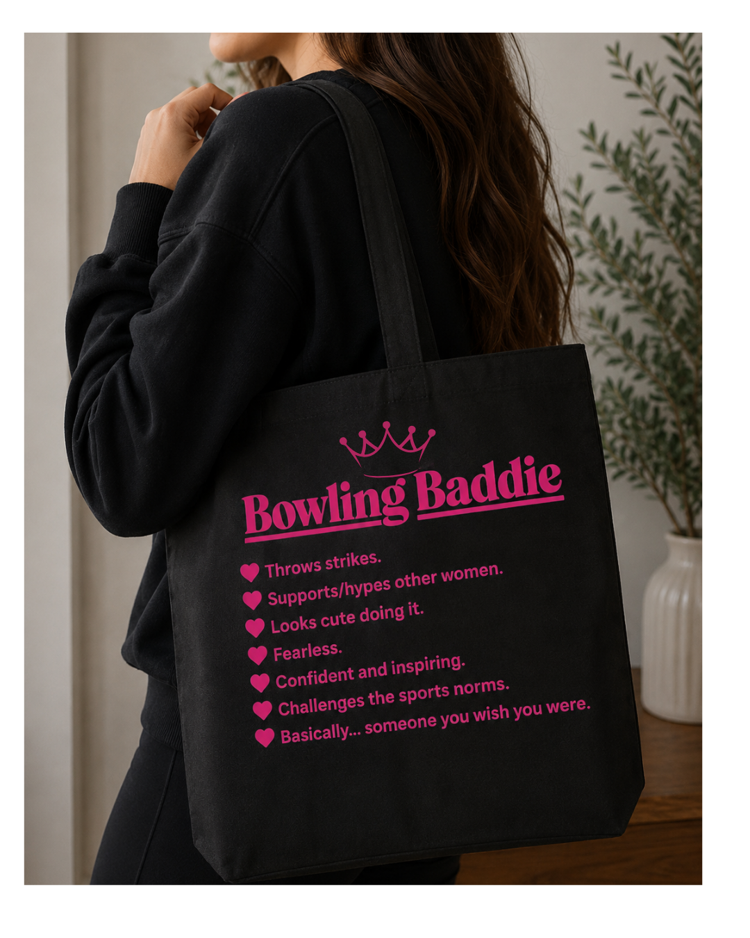 Bowling Baddies Club Tote Bags