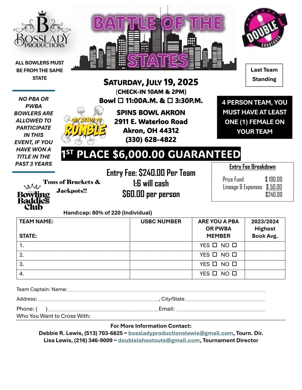 PWBA SCHEDULE – bowlingbaddiesclub
